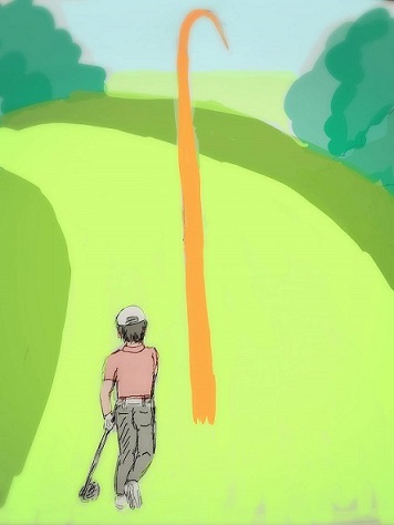 ゴルフ　弾道が線で見える　プロトレーサー